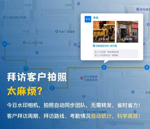 今日水印相机快消团队高效免费版CRM系统 促进团队协作